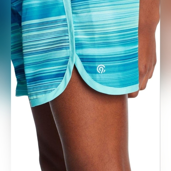 C9 Champion Girls' 2" Woven Running Shorts Speed Stripe/Blue Size Large 10-12 - Picture 1 of 11